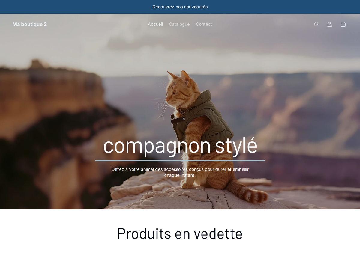Page d’accueil