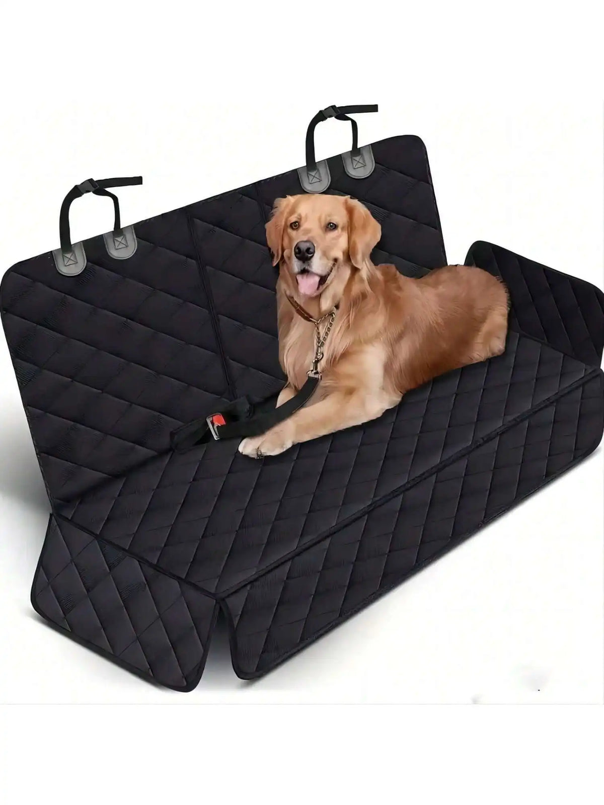 Housse de siège de voiture pour chien, matelas de transport de voyage pour animaux de compagnie, protection de siège de voiture étanche avec accoudoir de siège central pour chiens