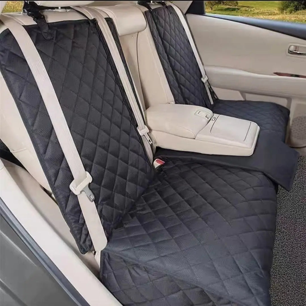 Housse de siège de voiture pour chien, matelas de transport de voyage pour animaux de compagnie, protection de siège de voiture étanche avec accoudoir de siège central pour chiens