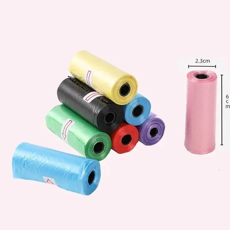 Nouvelles 10 rouleaux de sacs à déjections canines écologiques et étanches, 15 sacs/rouleau, sacs de nettoyage extérieur pour chiots et chiens