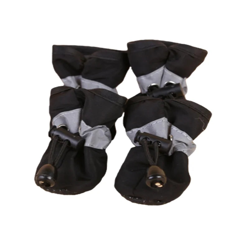 Chaussures imperméables pour animaux de compagnie, bottes de pluie antidérapantes, pour petits chats, chiots, accessoires pour pattes d'animaux, 4 pièces/ensemble
