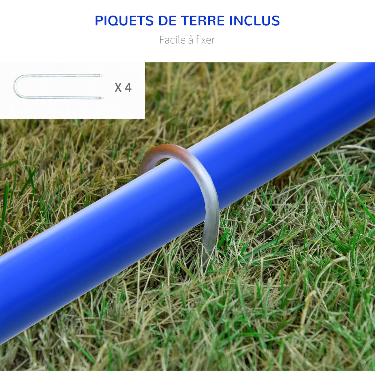 Kit d'équipement d'agilité pour chien kit d'agilité pour chien sac de transport 88 x 64 x 95 cm bleu et orange